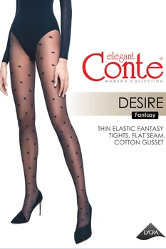 Колготки, 20 den Conte Elegant 4(L) Графитовый (110336)