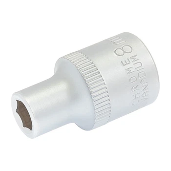 Головка торцевая 6-гранная MASTERTOOL ½″ 8 мм L 40 мм CrV 78-0008