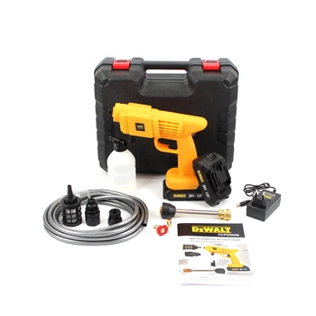 Аккумуляторная ручная мойка DeWalt DCPW560B 24V, 5Ah, 26bar, 230 л/час, 2 Li-Ion АКБ, зарядное устройство (АМ01-007)
