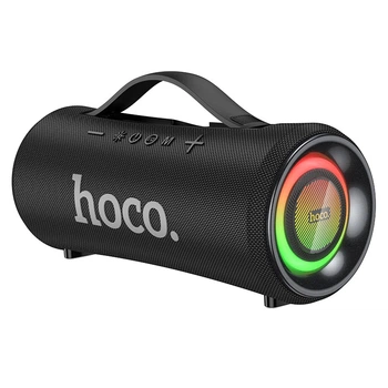 Портативна колонка HOCO HA10 Oleada outdoor BT speaker, 20W*2, Black (6942007635608)