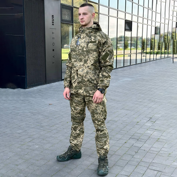 Демісезонний Костюм Горка ріп-стоп Куртка + Штани піксель розмір M
