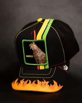 Кепка Goorin Bros Animal Farm Cheetah Cheesy Limited Collection One size Black (101-1069)
