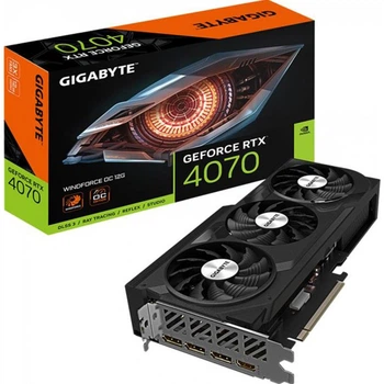 Відеокарта GF RTX 4070 12 GB GDDR6X Windforce OC Gigabyte (GV-N4070WF3OC-12GD) Store
