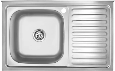 Кухонна мийка KRONER (KRP) Satin-5080L D0.8T180