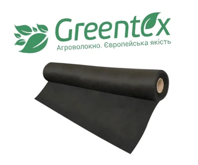 Агроволокно Greentex Р50 мульчувальне для захисту від бур'янів 1,6 х 100 м чорне