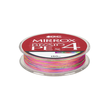 Шнур GC Mirrox PE X4 150m Multicolor 0.205mm 7.8 kg