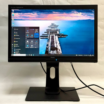 Монитор Iiyama ProLite T2250MTS / 22" (1920x1080) TN Touch / USB, VGA, DVI / Встроенные колонки 2x 1W / VESA 100x100 + Кабель питания б/у