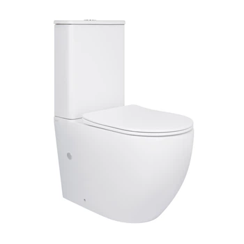 Унітаз-компакт Qtap Robin Ultra Quiet безободковий з сидінням Soft-close QT13222128AUQ1W