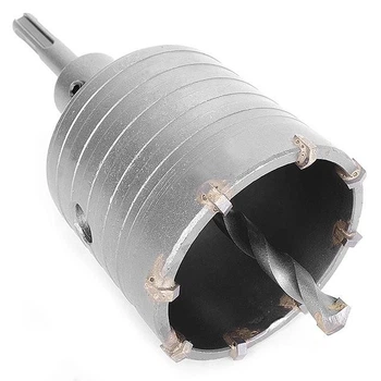 Свердло корончасте по бетону 65 мм + Перехідник SDS Plus 100 мм INTERTOOL SD-7065