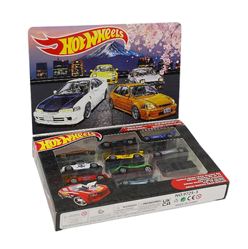 Набор машинок Хот Вилс Hot Wheels Инерционные 10 шт. Вид 2