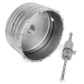Свердло корончасте по бетону 120 мм + Перехідник SDS-plus 100 мм INTERTOOL SD-7120