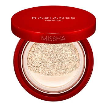 Тональная основа-кушон Radiance Perfect-Fit Cushion Foundation SPF 50 №19 Ivory Missha 15 г 8809643525732