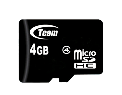 Карта пам'яті microSDHC Team 4Gb class 4 (TUSDH4GCL402)