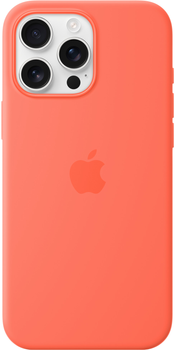Панель Apple Silicone MagSafe для Apple iPhone 16 Pro Max Tangerine (MDGX4ZM/A)