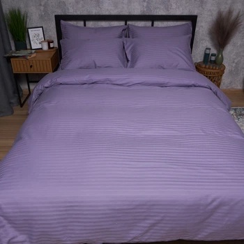 Набор Moon&Star Satin Stripe Soft Lilac Простыня 150х220 см + 2 наволочки 50х70 см (MS-880000697)