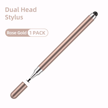 Стилус ручка 2в1 для всех сенсорных экранов Rose Gold