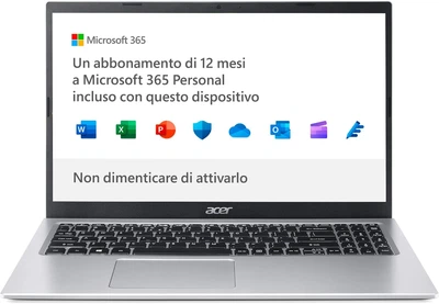 Ноутбук 15.6" Acer Aspire 1 A115-32-C56R Intel Celeron N4500 RAM 4GB eMMC 128GB Windows 11 (UKR)