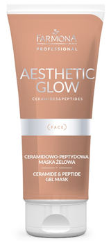 Maska do twarzy Farmona Professional Aesthetic Glow ceramidowo-peptydowa żelowa 200 ml (5900117985373)