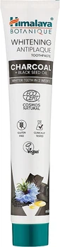 Отбеливающая зубная паста с углем и маслом черного тмина - Himalaya Herbals Botanique Charcoal & Black Seed Oil Whitening Antiplaque Toothpaste 75ml (1068209-31160997)