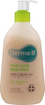 Освіжаючий гель-скраб для душу Derma:B