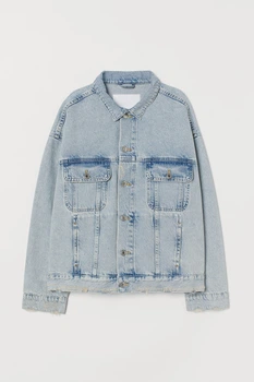 Куртка джинсовая H&M S голубой 303881135