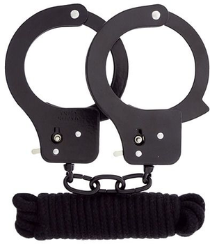 Набор Bondx Metal Cuffs & Love Rope Set цвет черный (15940005000000000)