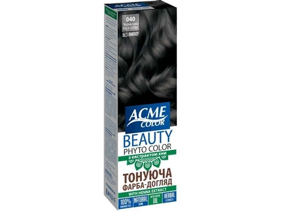 Фарба ACME COLOR догляд Тонуюча (без аміаку) Beauty Phyto Color №040 65г Чорна кава