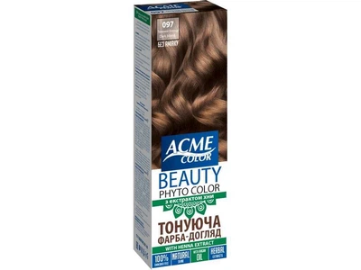 Фарба ACME COLOR догляд Тонуюча (без аміаку) Beauty Phyto Color №097 65г Темний блонд