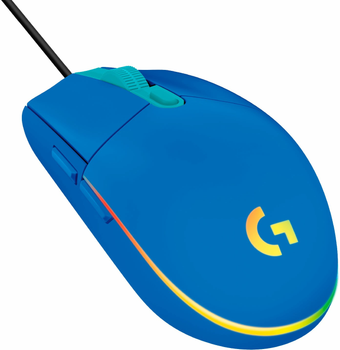 Мышка компьютерная Logitech G102 Lightsync USB Blue (910-005801, 910-005810)