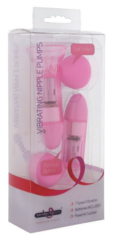 Вибропомпы на соски Seven Creations Vibrating Nipple Pump цвет розовый (13227016000000000)