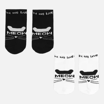 Набор детских носков хлопковых 2 пары для девочки Coccodrillo Socks Girl WC5383304SOG-022-030 30 р Разноцветный (5904986541227)
