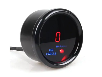 Покажчик тиску масла манометр цифровий Ket Gauge 8804 LED 52 мм