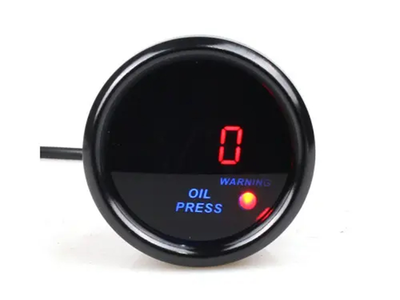 Покажчик тиску масла манометр цифровий Ket Gauge 8804 LED 52 мм