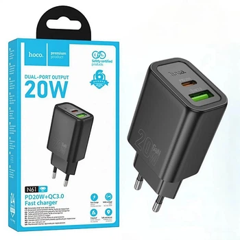 Зарядний пристрій HOCO N61 PD20W + QC3.0