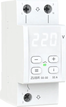 Реле напруги ZUBR D2-32 (32 А, 7 700 ВА) (4820120222672)