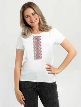 Вишиванка жіноча з візерунком Sol's Regent Women 01825102/313 2XL Біла (3609374947866)