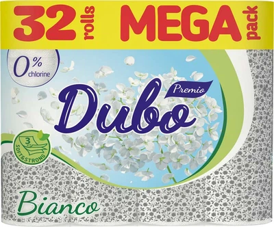 Туалетний папір Диво Premio Bianco білий 3 шари 32 рулони (4820003837665)