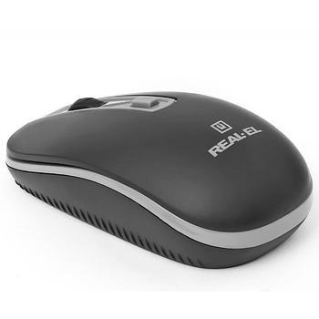 Мишка REAL-EL RM-303 Wireless Black/Grey USB UAH