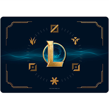 Килимок для миші LEAGUE OF LEGENDS Hextech logo (Ліга легенд) 350х250 мм (ABYACC383)
