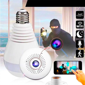 Бездротова Wifi камера відеоспостереження в патрон E27, 2MP, CAD-B13 H302 (L)
