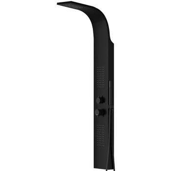 Душевая панель Corsan Festo black S046MBL