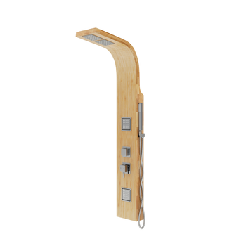 Душевая панель Corsan Bao bamboo хром B022MCH