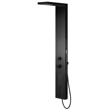 Душевая панель Corsan Tugela black S029MBL