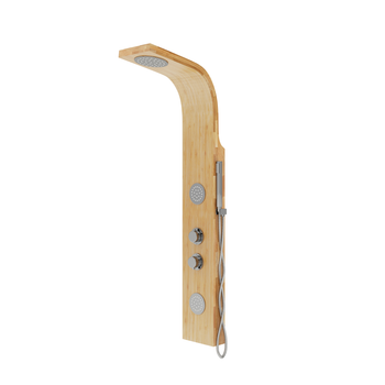 Душевая панель Corsan Bali bamboo хром с термостатом B231TCH