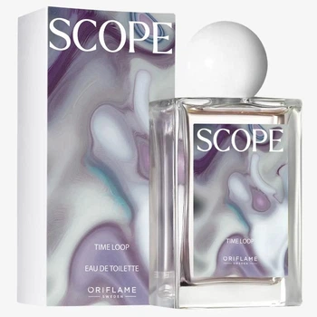 Парфуми жіночі ORIFLAME Scope Time Loop Туалетна вода 50мл шлейфові Скоуп Тайм Луп Оріфлейм