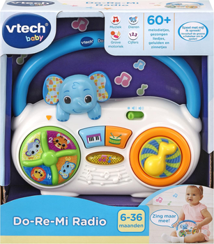 Zabawka interaktywna Vtech Baby Do-Re-Mi Radio (3417765333231)