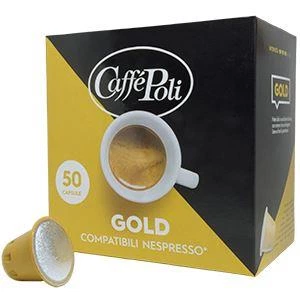 Кава в капсулах Caffe Poli Gold Nespresso, 50 капсул
