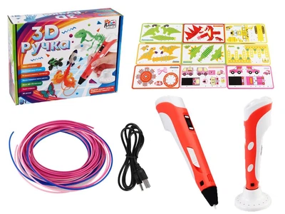 Ручка 3D "4FUN Game Club", USB кабель питания, в коробке.
