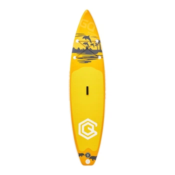 Надувная Sup доска 11' GQ Yelow, Двухслойный Сап Борд, Туринговый Сап 335