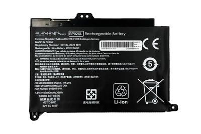 Батарея Elements MAX для HP Pavilion 15-AU 15-AW 7.6V 5100mAh (BP02-2S1P-5100)